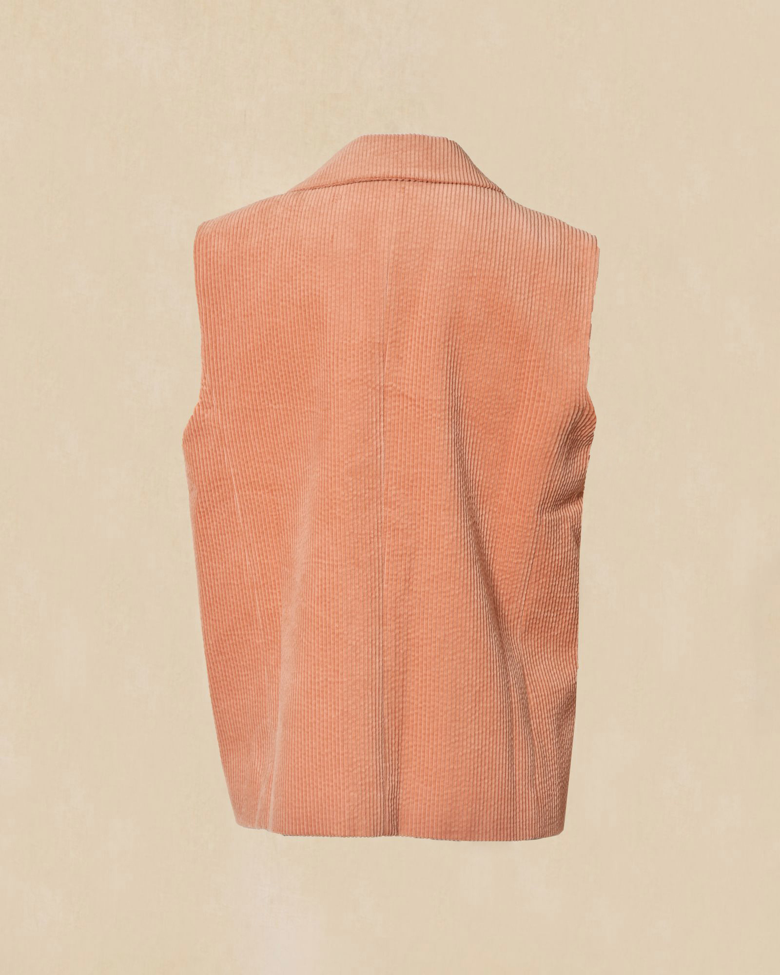 Veste côtelée sans manches orange Bella Jones