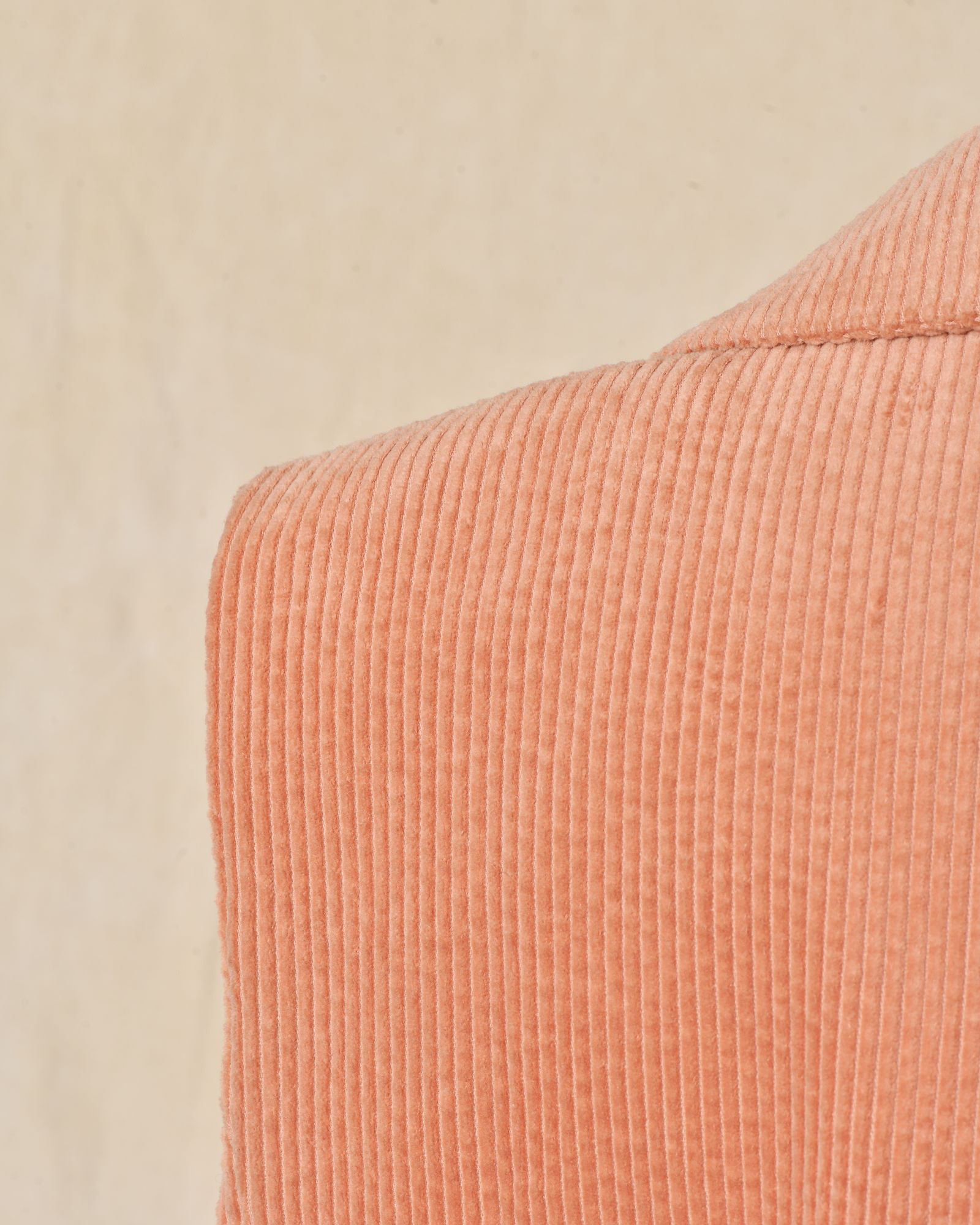 Veste côtelée sans manches orange Bella Jones