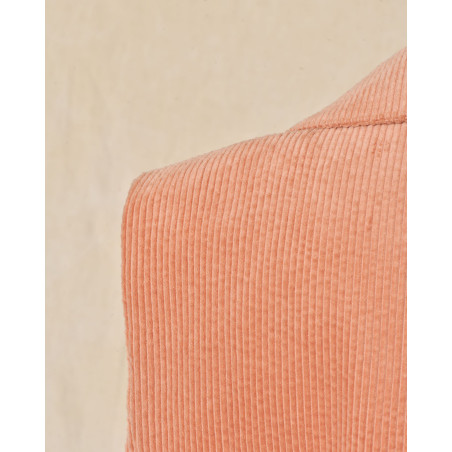 Veste côtelée sans manches orange Bella Jones