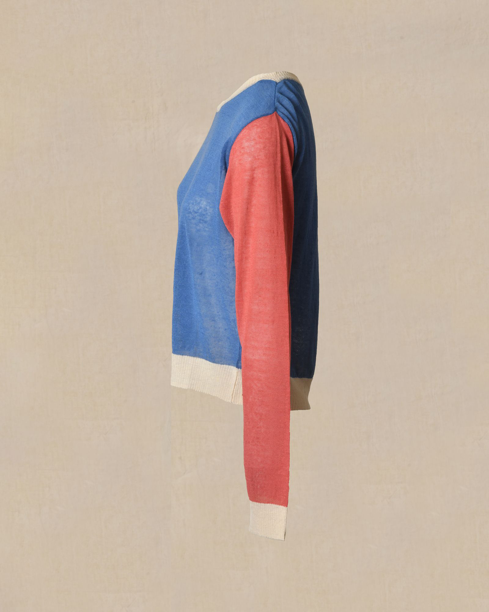 Pull en lin tricolore Diega