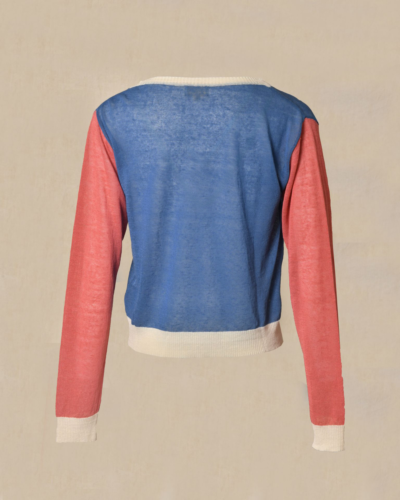Pull en lin tricolore Diega
