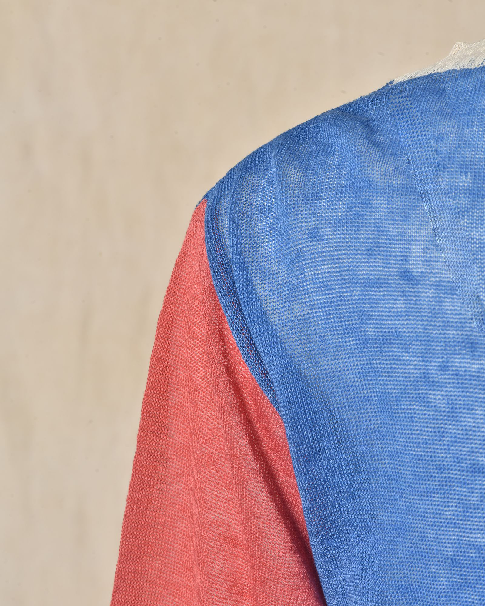 Pull en lin tricolore Diega
