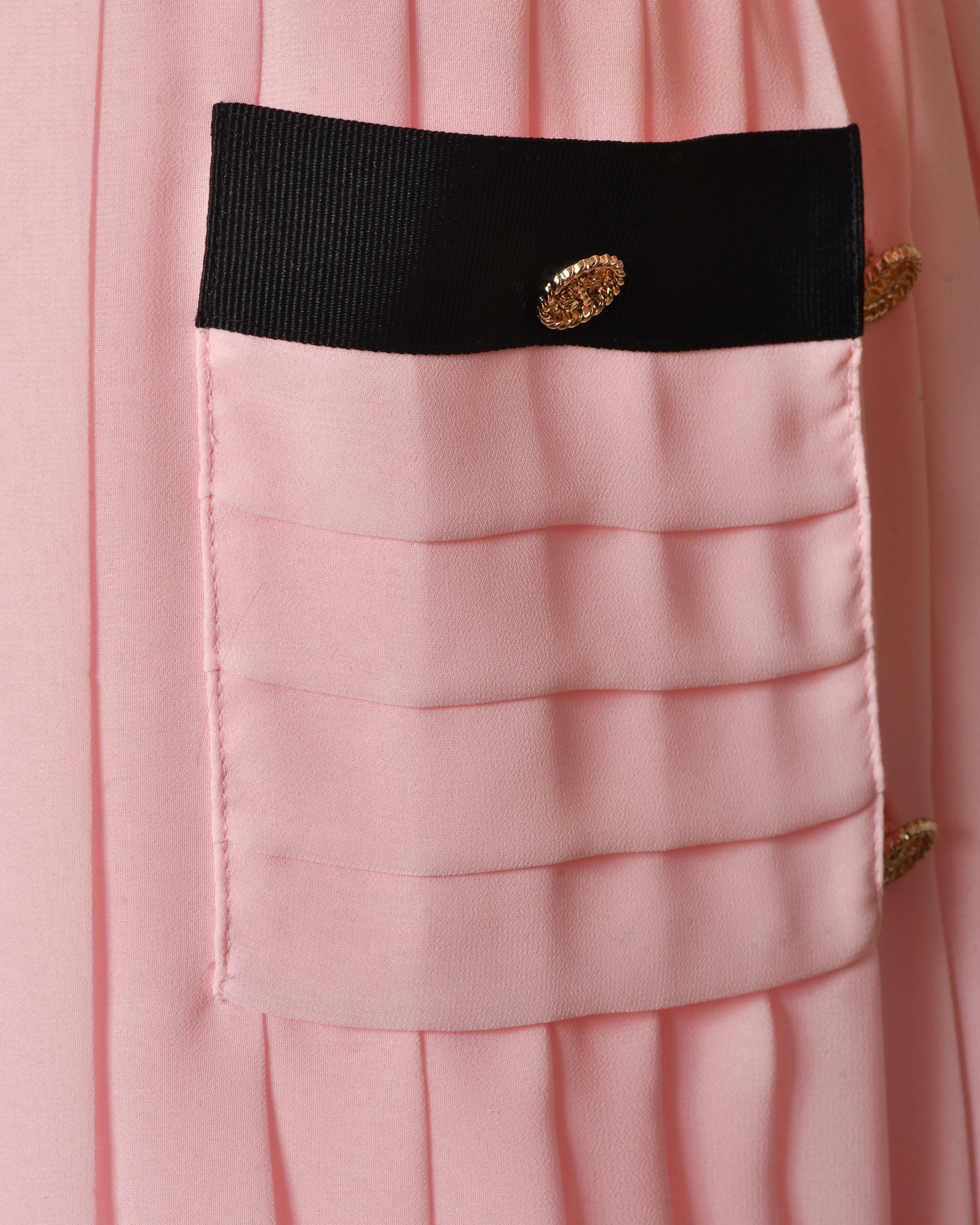Robe plissée rose Edward Achour