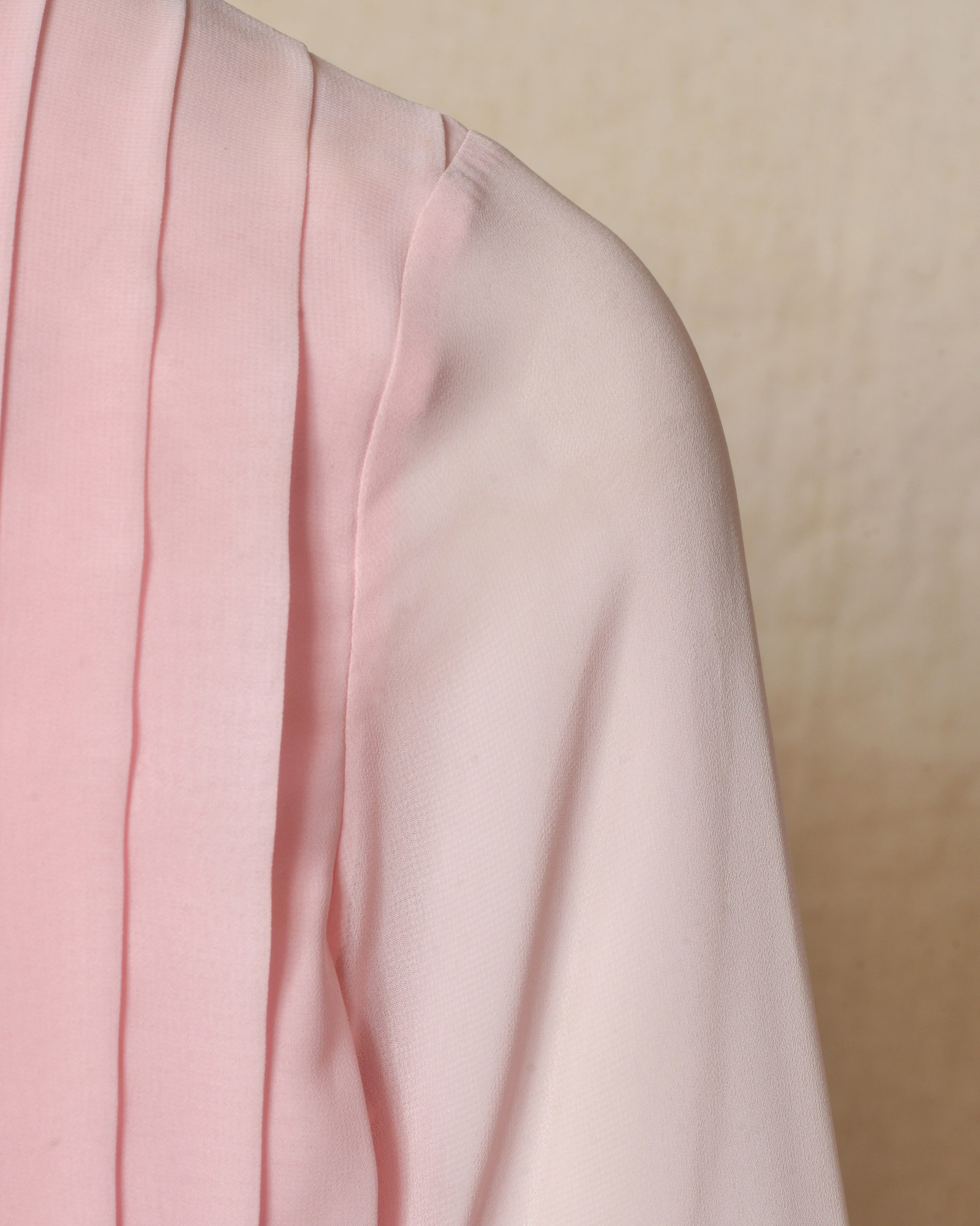 Robe plissée rose Edward Achour