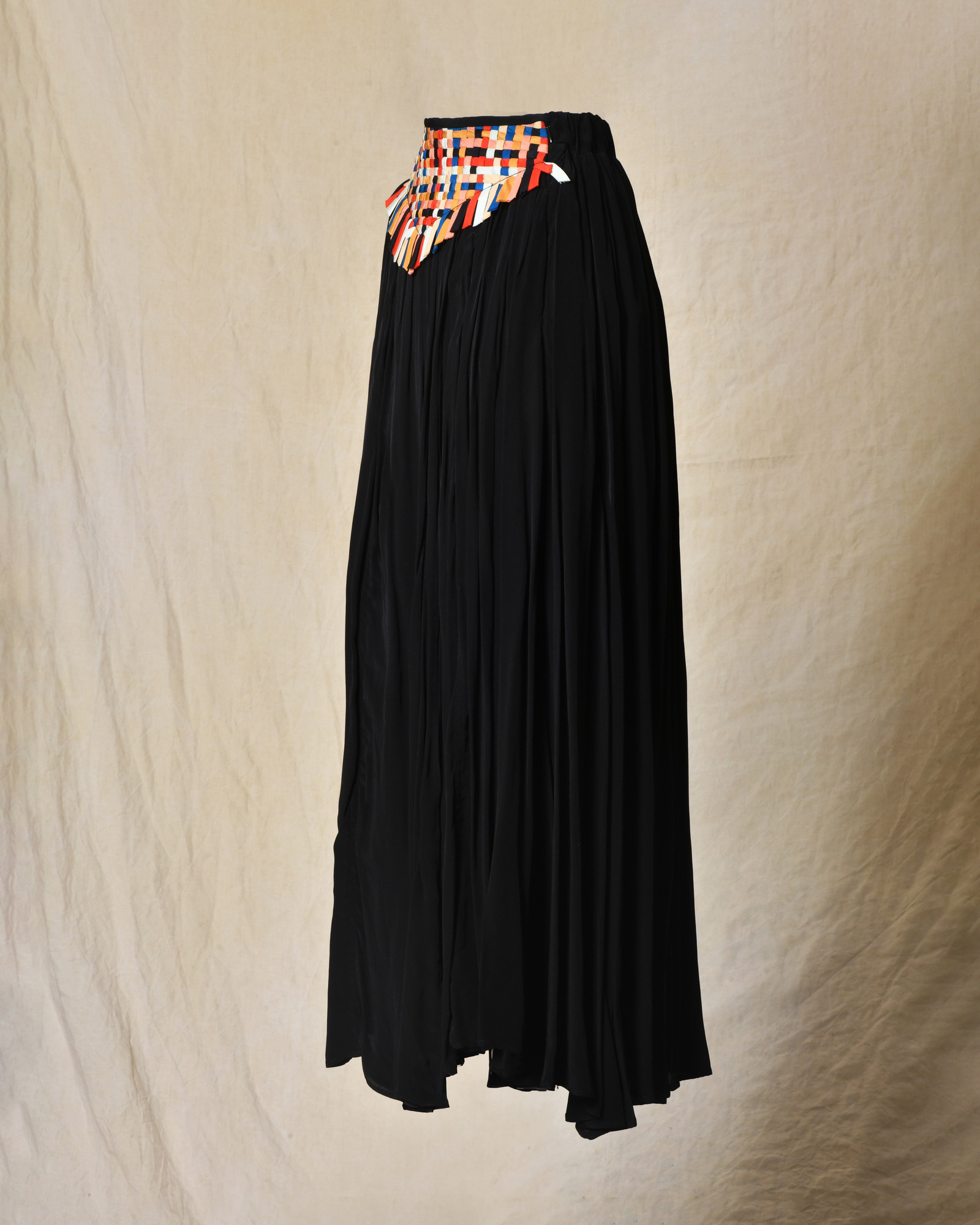 Jupe plissée avec applications tressées Forte Forte