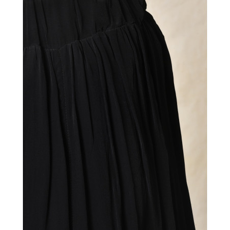 Jupe plissée avec applications tressées Forte Forte