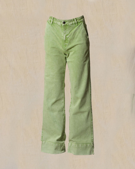 Jean en coton vert May June