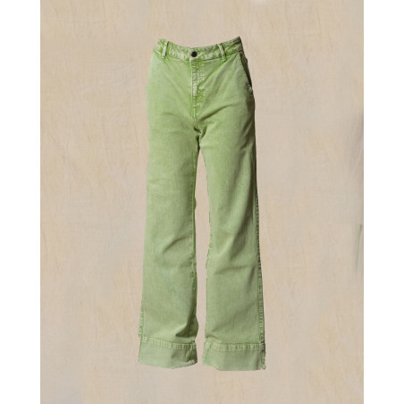 Jean en coton vert May June