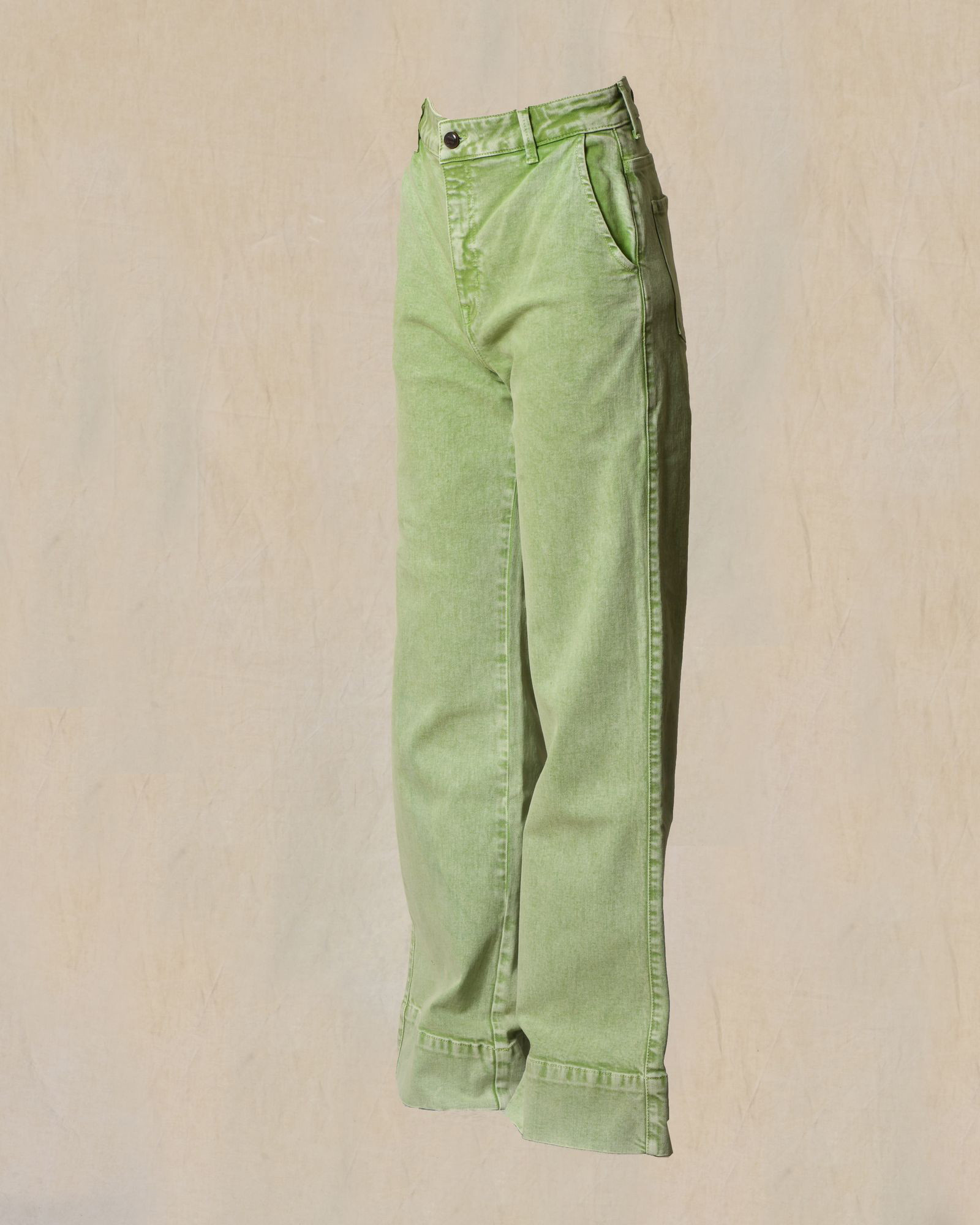 Jean en coton vert May June