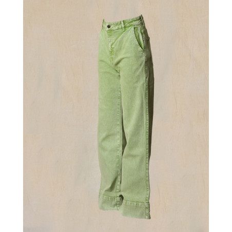 Jean en coton vert May June