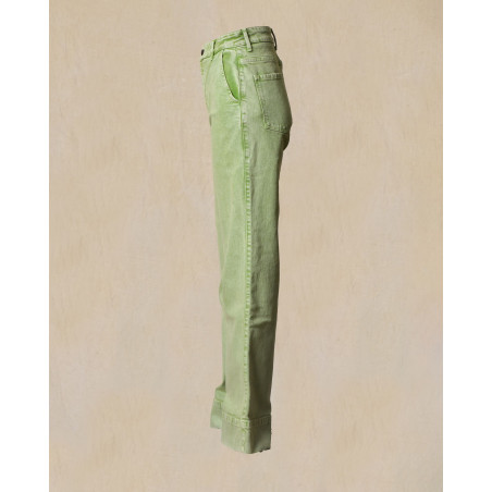 Jean en coton vert May June