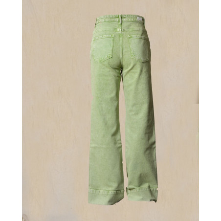 Jean en coton vert May June