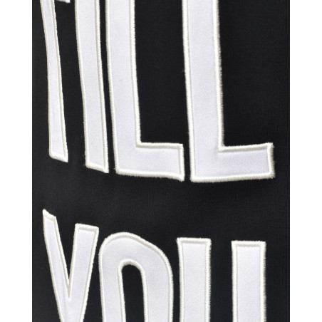 Robe débardeur longue à lettres fantaisies Moschino