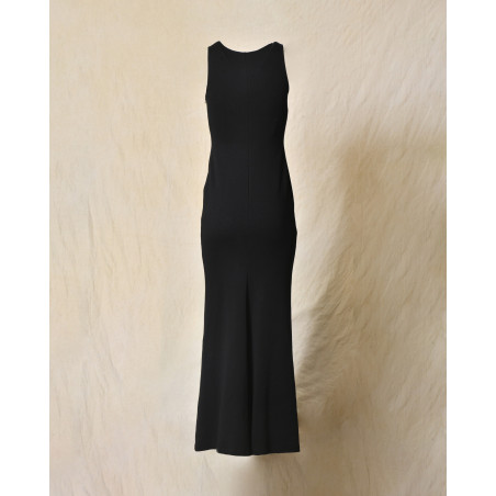 Robe débardeur longue à lettres fantaisies Moschino