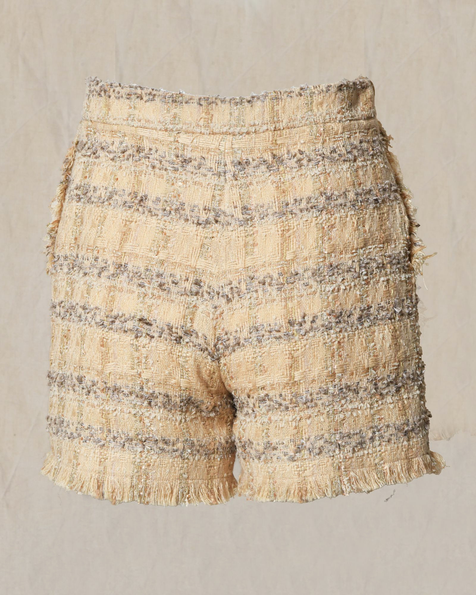 Short en tweed beige Edward Achour