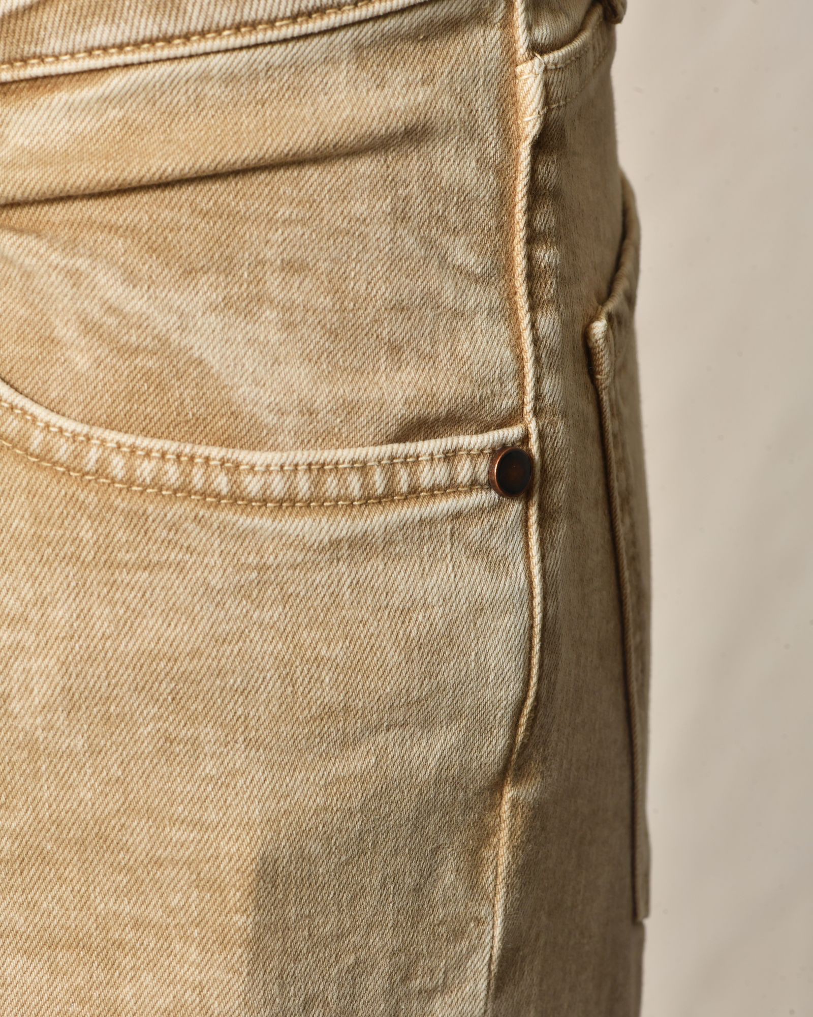 Jean en coton beige May June