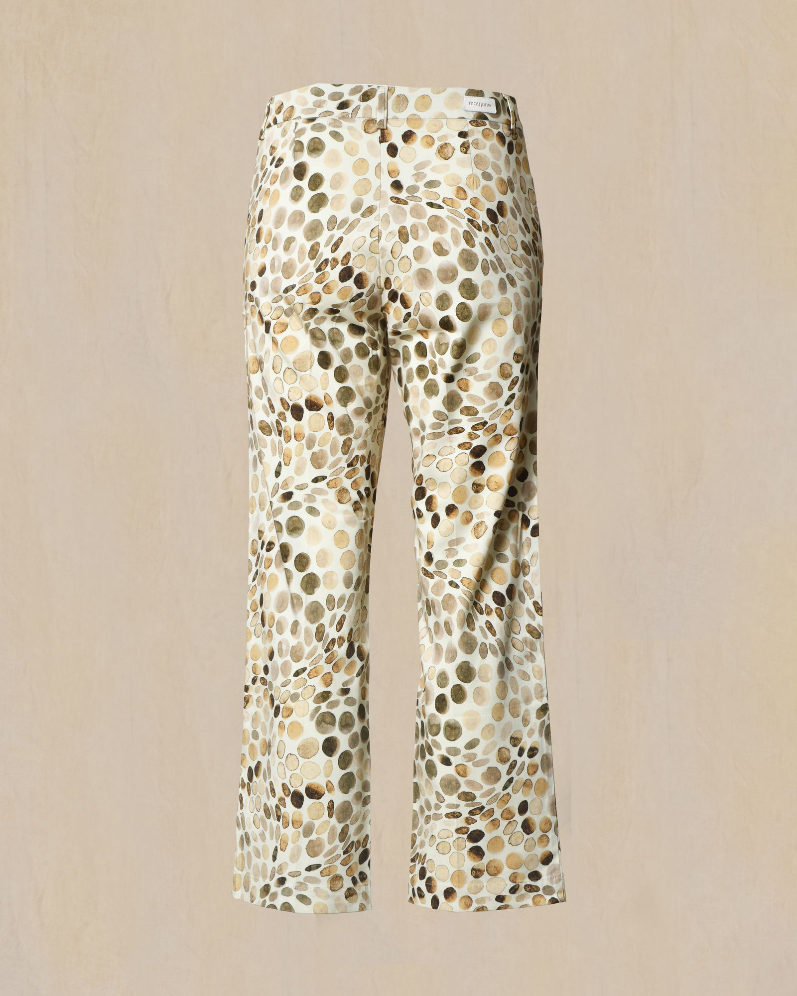 Pantalon à imprimé écru May June