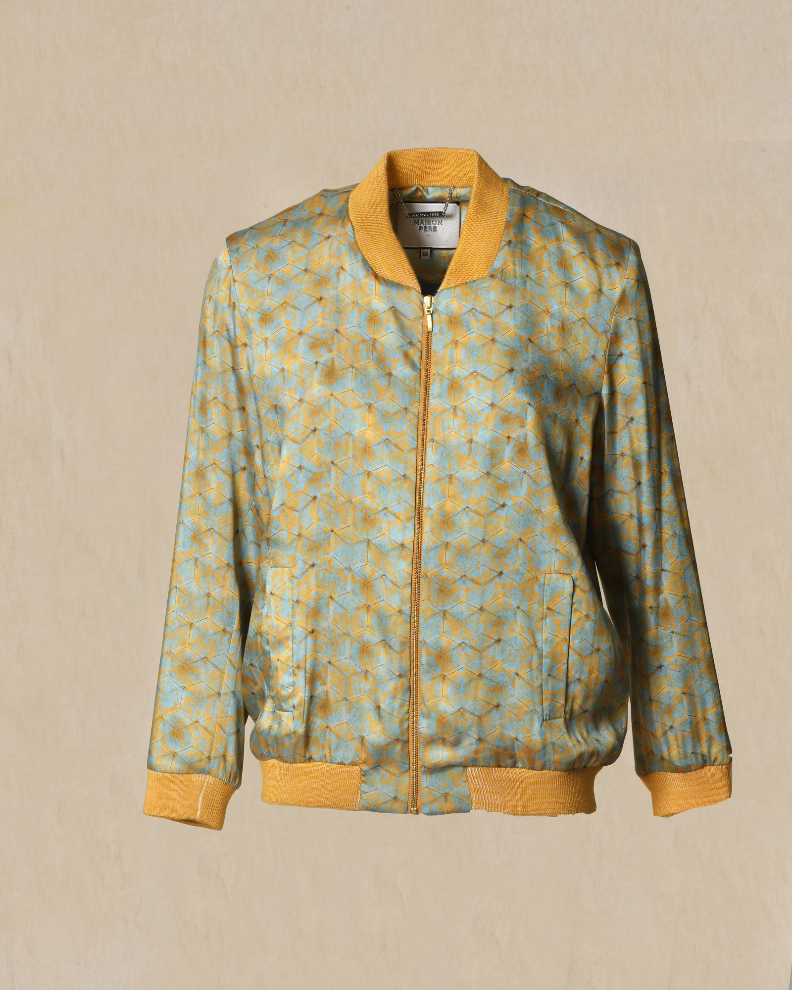 Blouson teddy à motifs floraux Maison Père