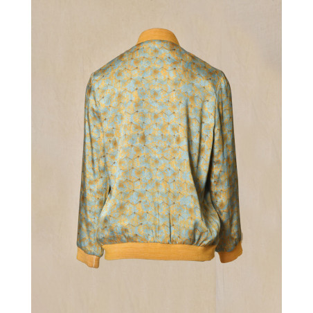 Blouson teddy à motifs floraux Maison Père