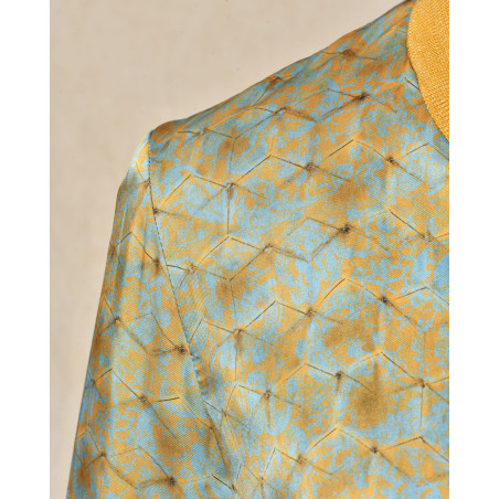 Blouson teddy à motifs floraux Maison Père