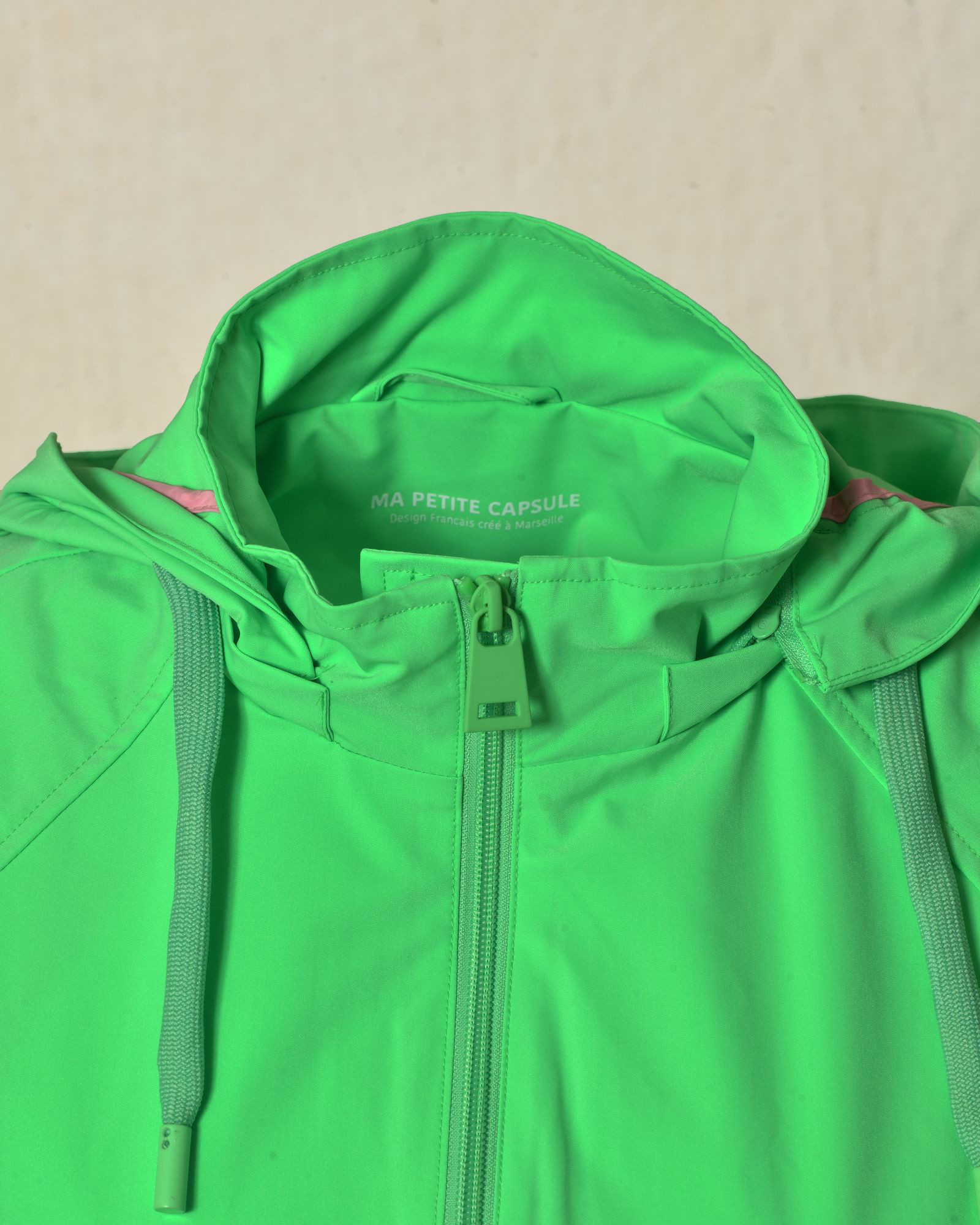 Veste imperméable verte Ma Petite Capsule