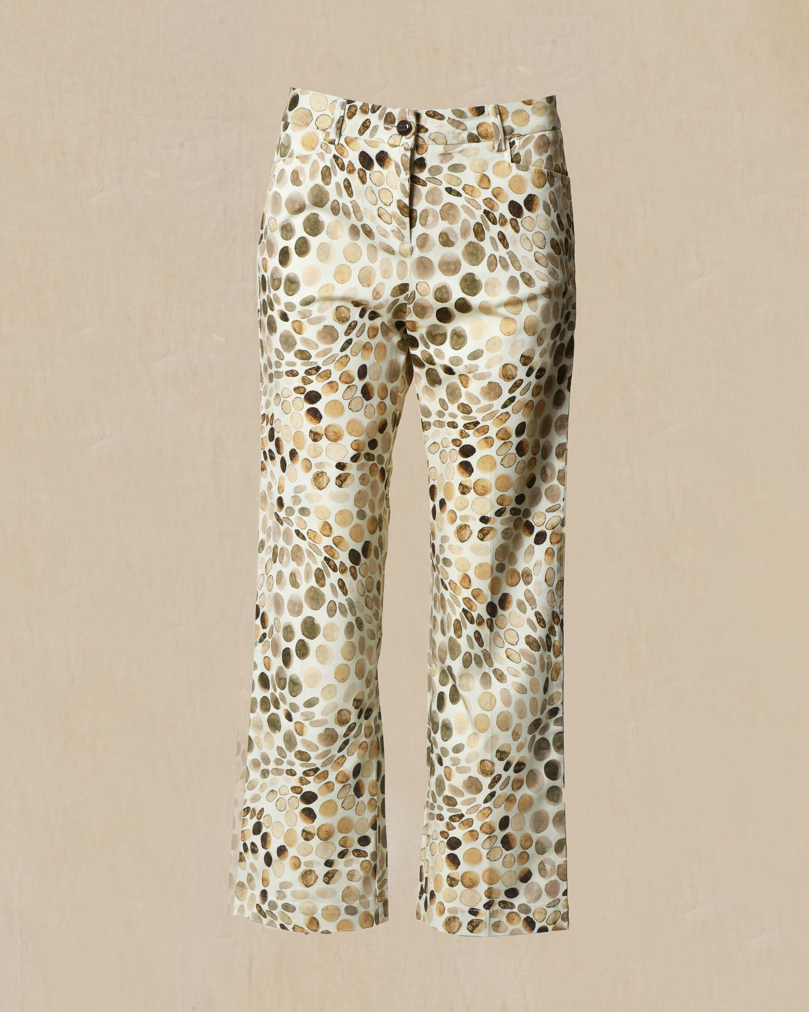 Pantalon à imprimé écru May June