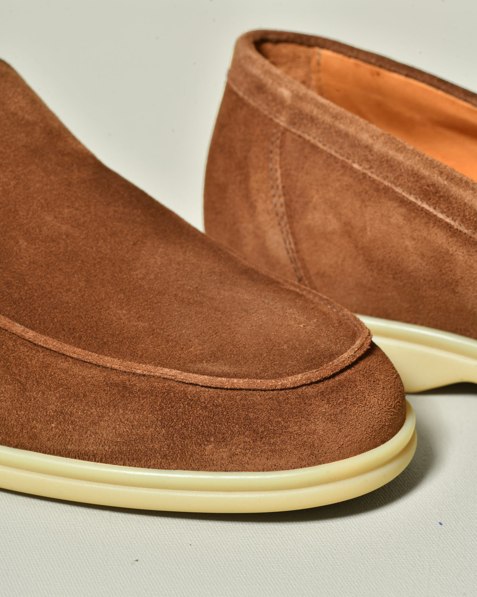 Mocassins en suède marron Mille 885