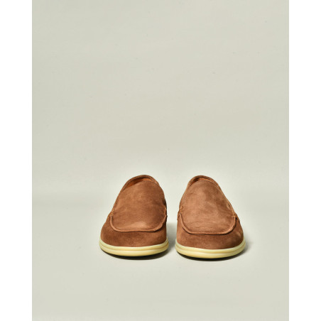 Mocassins en suède marron Mille 885