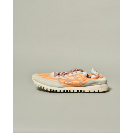 Baskets orange avec talon élastiqué Premiata