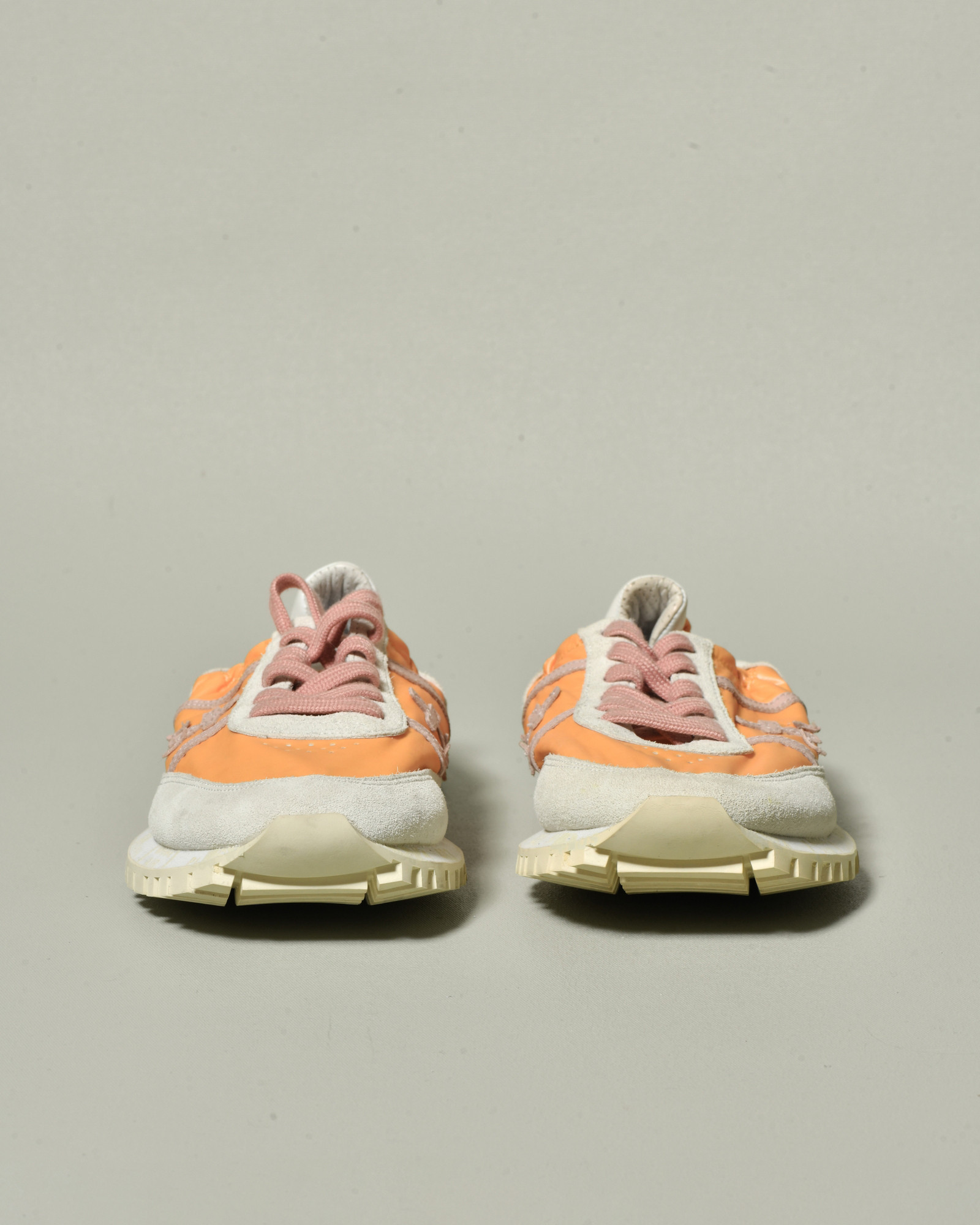 Baskets orange avec talon élastiqué Premiata