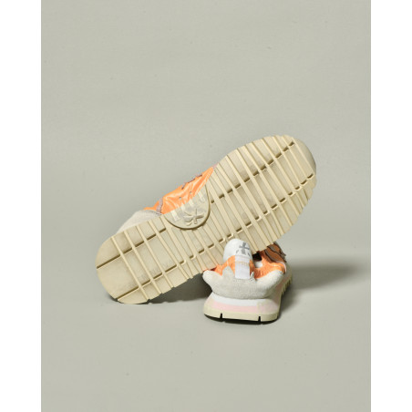 Baskets orange avec talon élastiqué Premiata