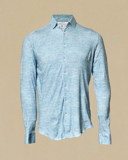 Chemise bleu chiné Blue Industry