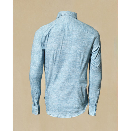 Chemise bleu chiné Blue Industry