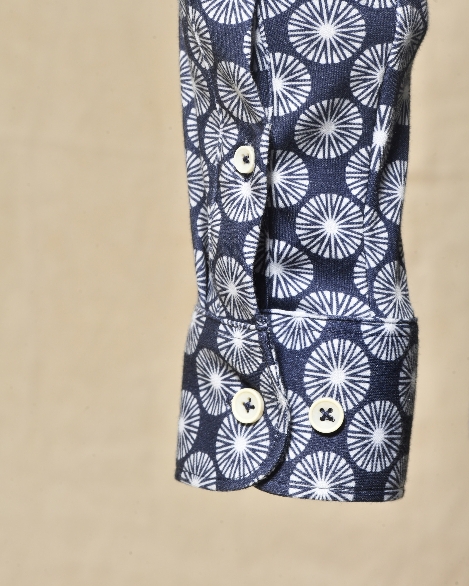 Chemise à imprimé bleu Blue Industry