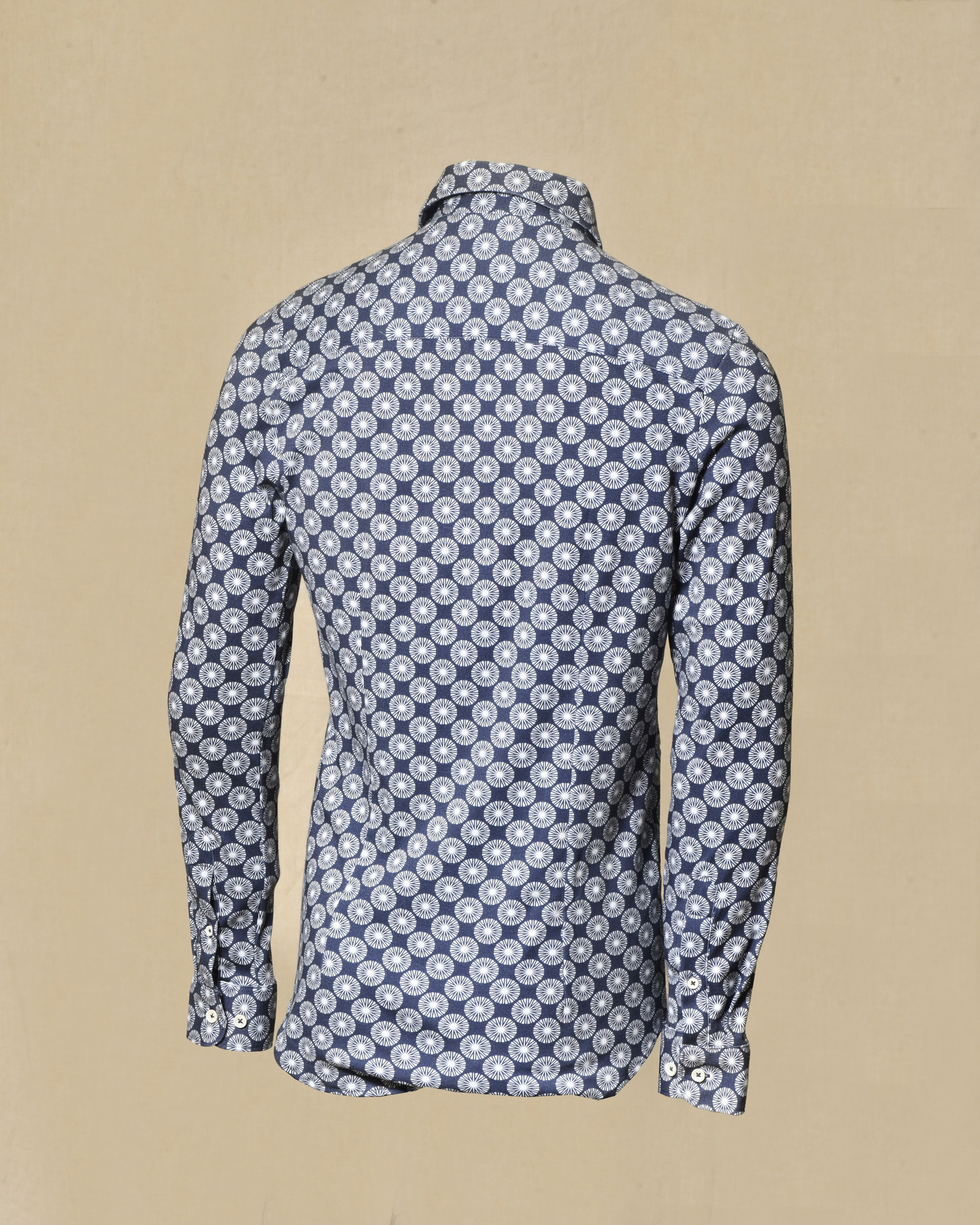 Chemise à imprimé bleu Blue Industry