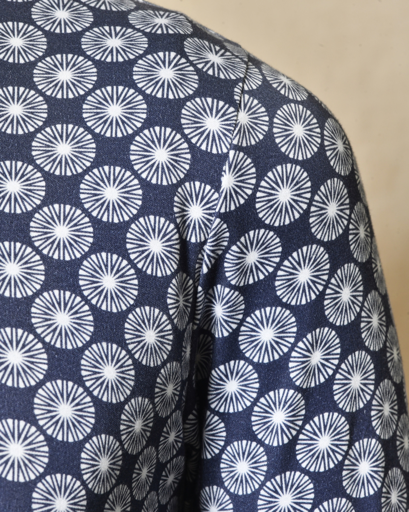 Chemise à imprimé bleu Blue Industry