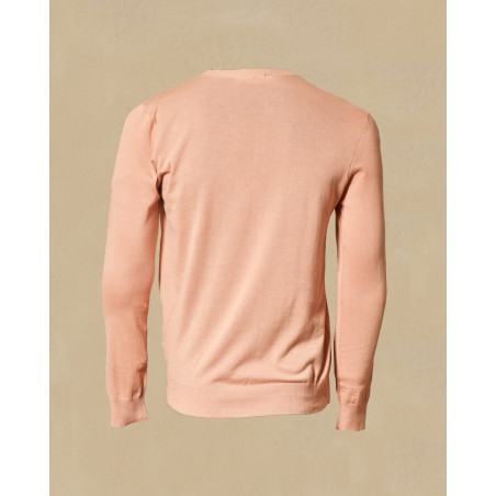 Pull fin en maille saumon Outfit