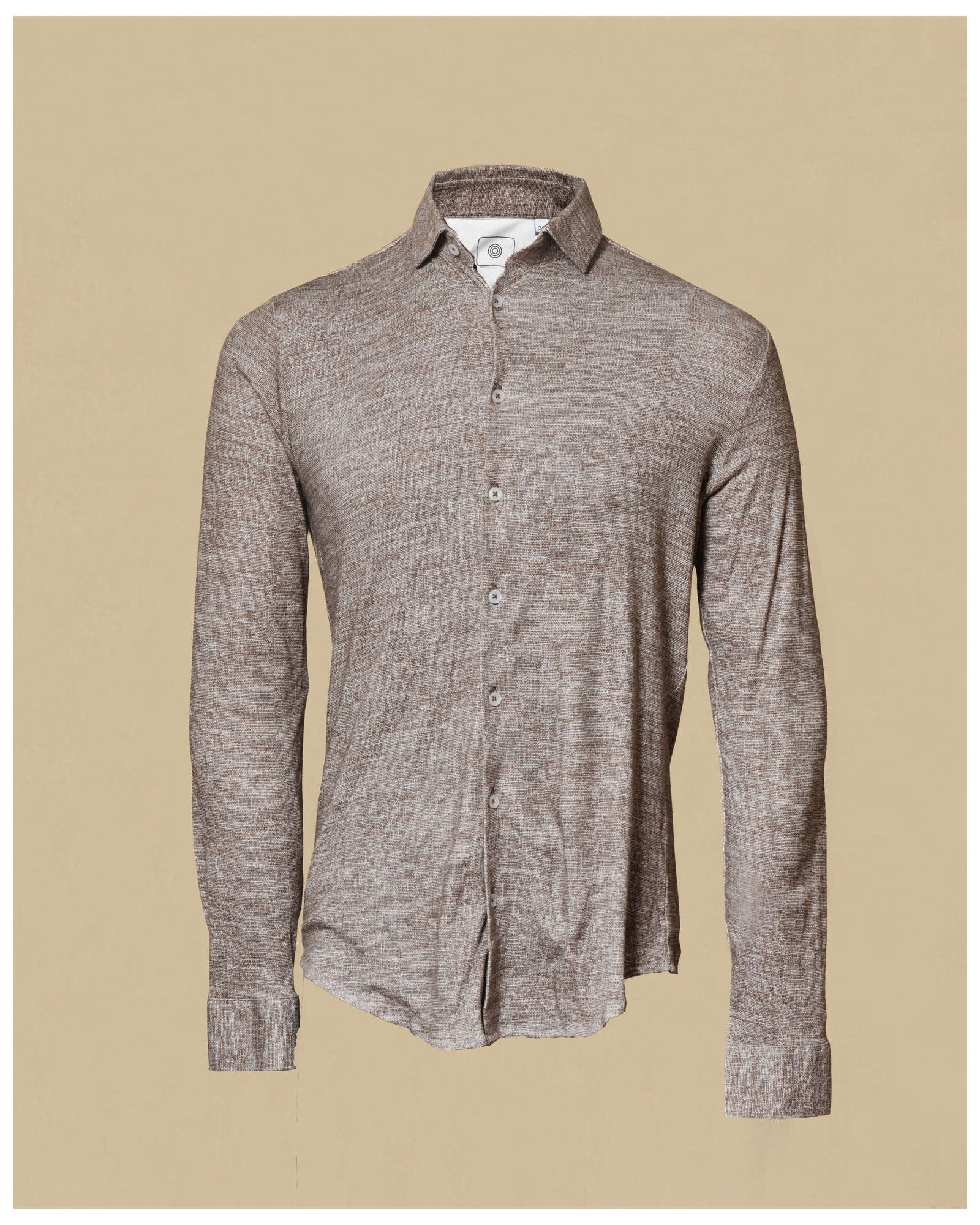 Chemise marron chiné Blue Industry