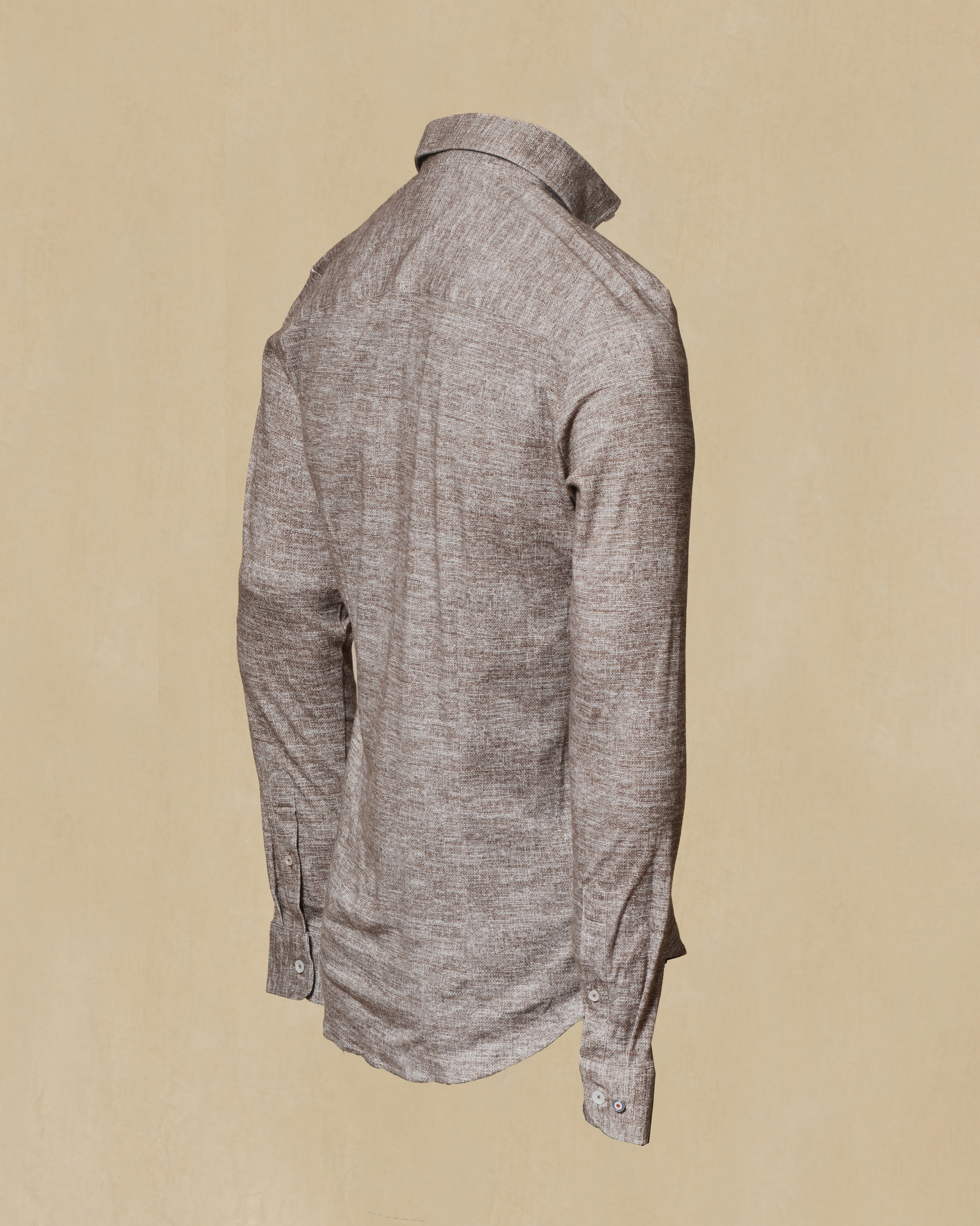 Chemise marron chiné Blue Industry