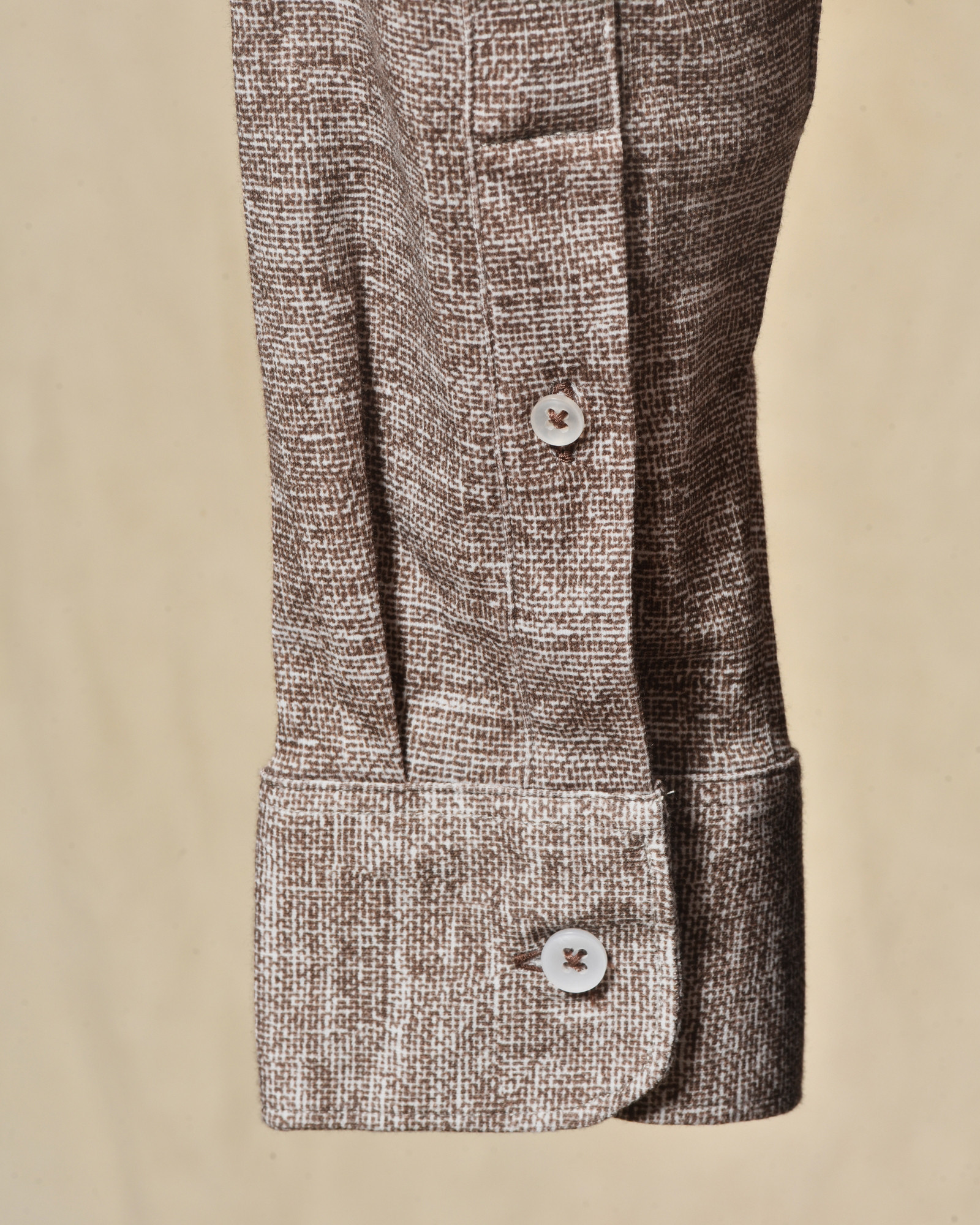 Chemise marron chiné Blue Industry