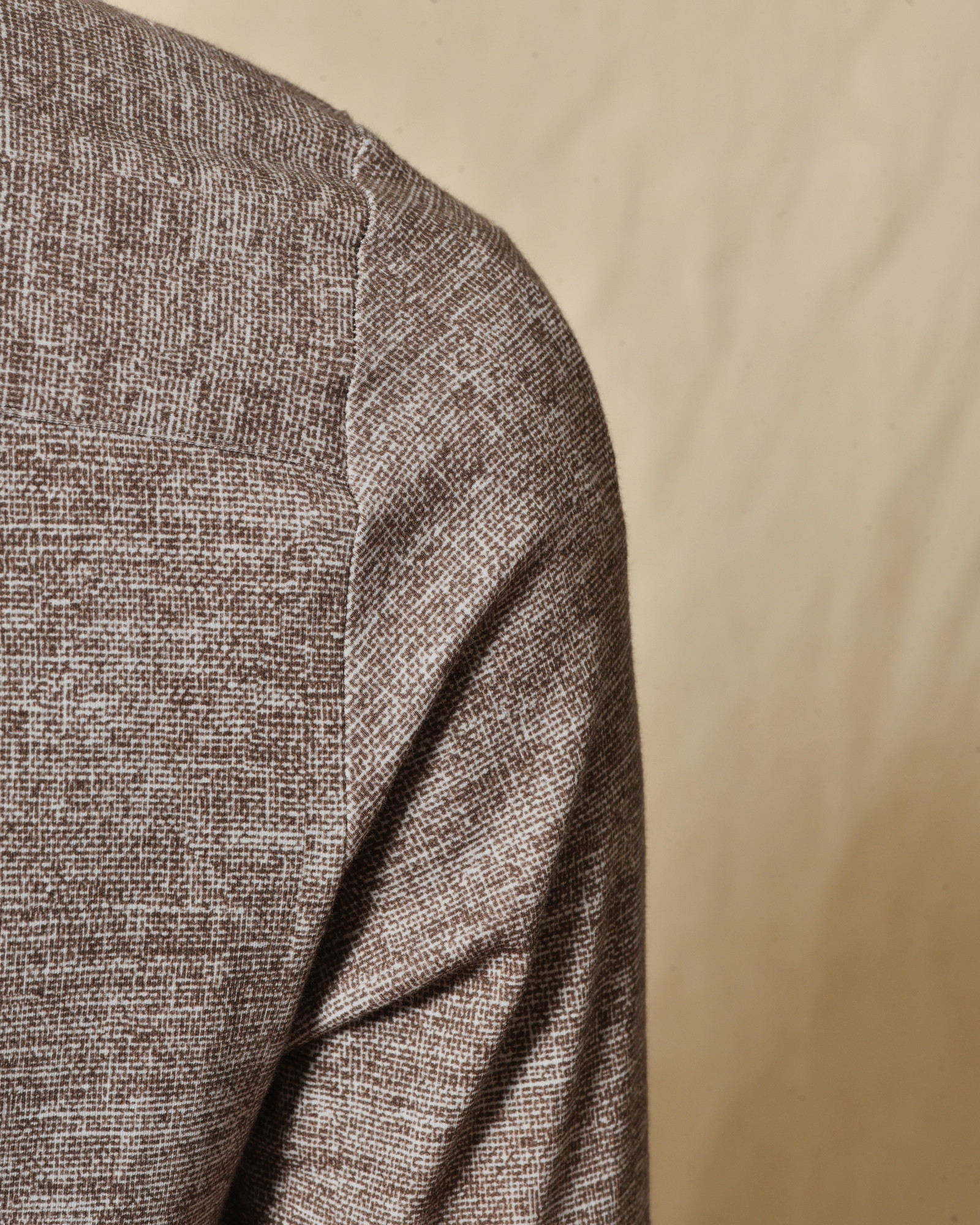 Chemise marron chiné Blue Industry