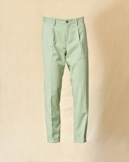 Pantalon à pinces vert Outfit
