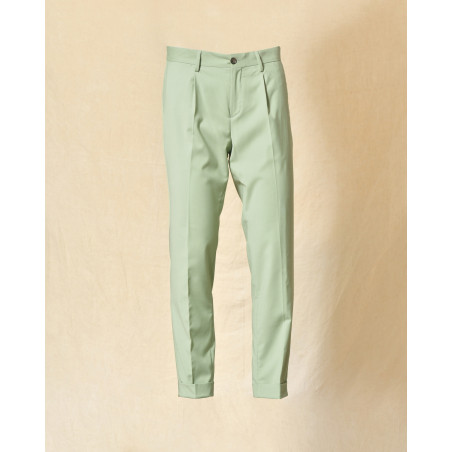 Pantalon à pinces vert Outfit