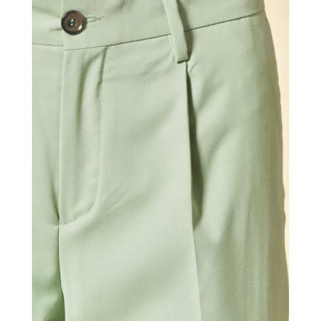 Pantalon à pinces vert Outfit