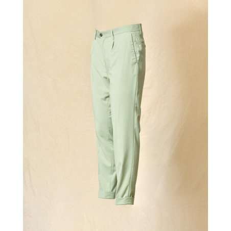 Pantalon à pinces vert Outfit