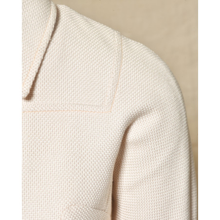 Veste ceinturée beige Valentino