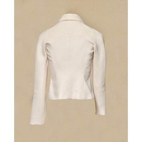 Veste ceinturée beige Valentino