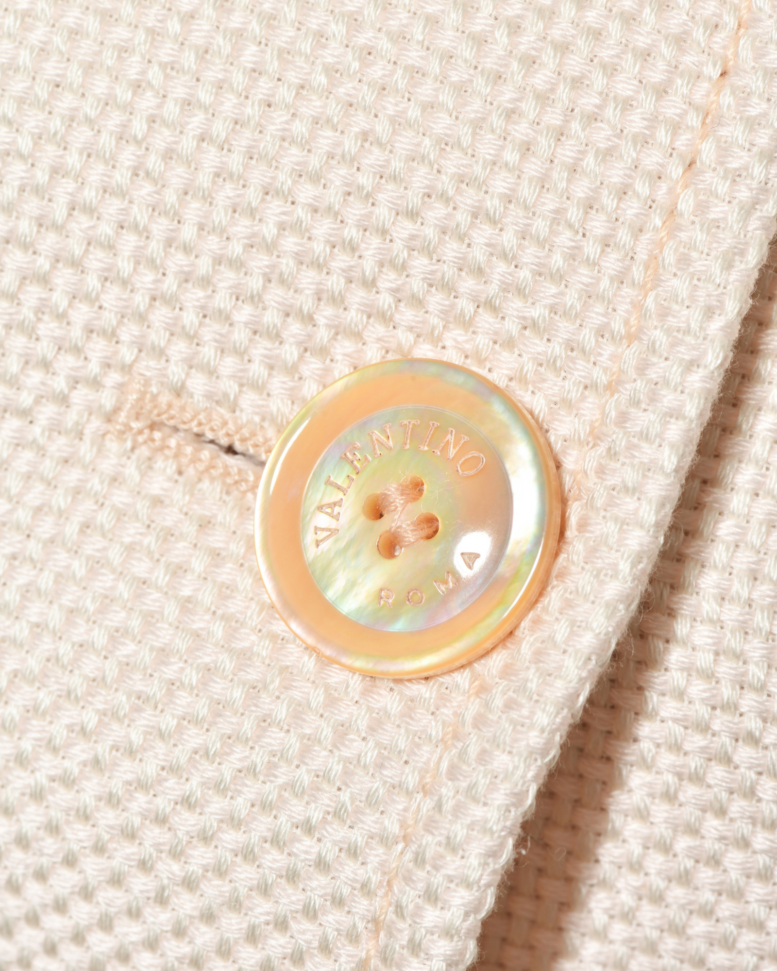 Veste ceinturée beige Valentino