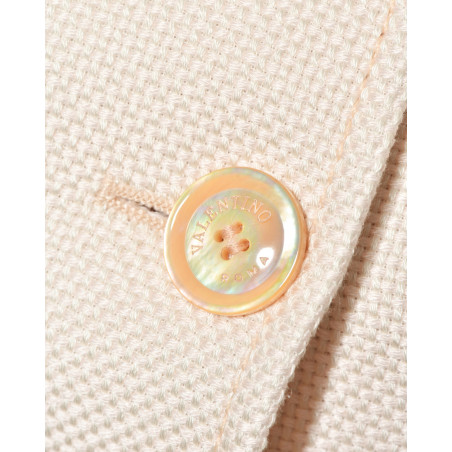 Veste ceinturée beige Valentino