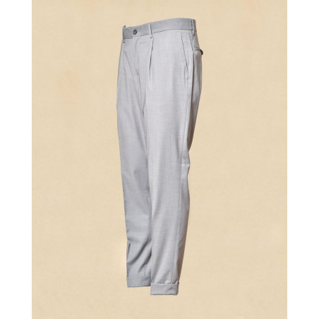 Pantalon à pinces gris Outfit